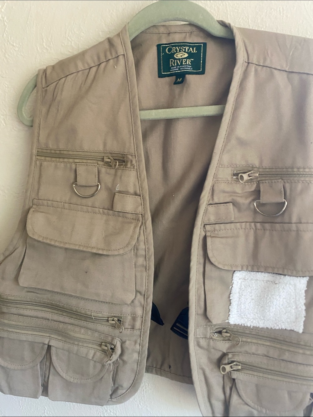 Men's Tan Fishing Vest